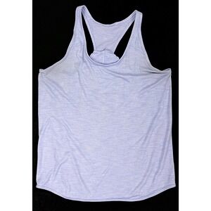 GUC Lululemon Tank Pleated Back Racerback Tank Top Heathered Purple Women Size L